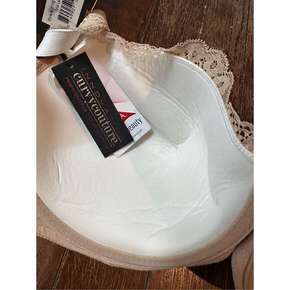 Curvy Couture Women's Tulip Sexy Lace Plus Size Push Up Bra - Picture 6 of 6